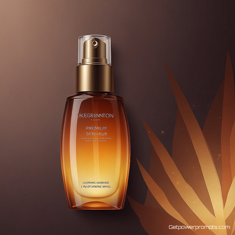 premium skincare bottle, vector illustration, soft gradient background background, dramatic lighting lighting, centered composition perspective, warm color palette color scheme, professional print design aesthetic, sharp focus, commercial quality