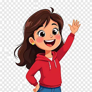 Tekenfilmpersonage dat zwaait, cartoon animatie animatielus, blije uitdrukking uitdrukking, transparante achtergrond achtergrond, naadloze lusanimatie, pastel kleuren kleuren, vloeiende beweging, karakteranimatie, eindeloze cyclus, digitale kunst, speelse beweging, geanimeerd GIF-formaat