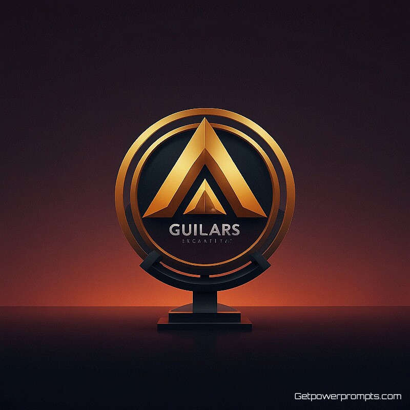 typography logo, flat design, gradient background, dramatic lighting lighting, clean presentation, professional branding, centered composition, sharp focus, studio quality