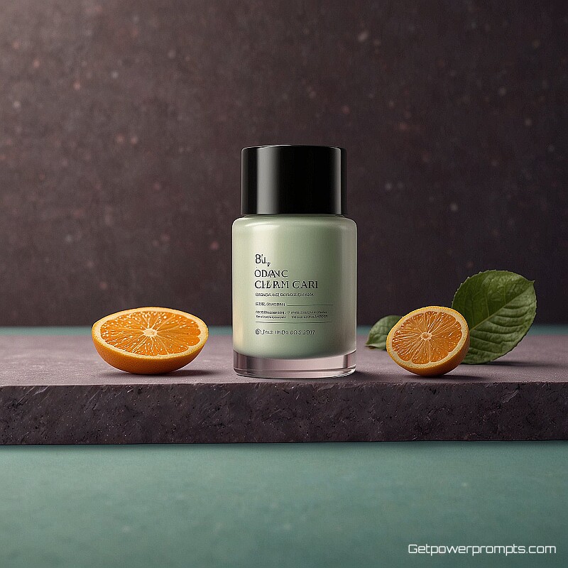 organic skincare product, 3D render, color gradient background, soft ambient lighting lighting, brand colors, carousel slide format, product showcase aesthetic, clean composition, scrollable content, social media marketing