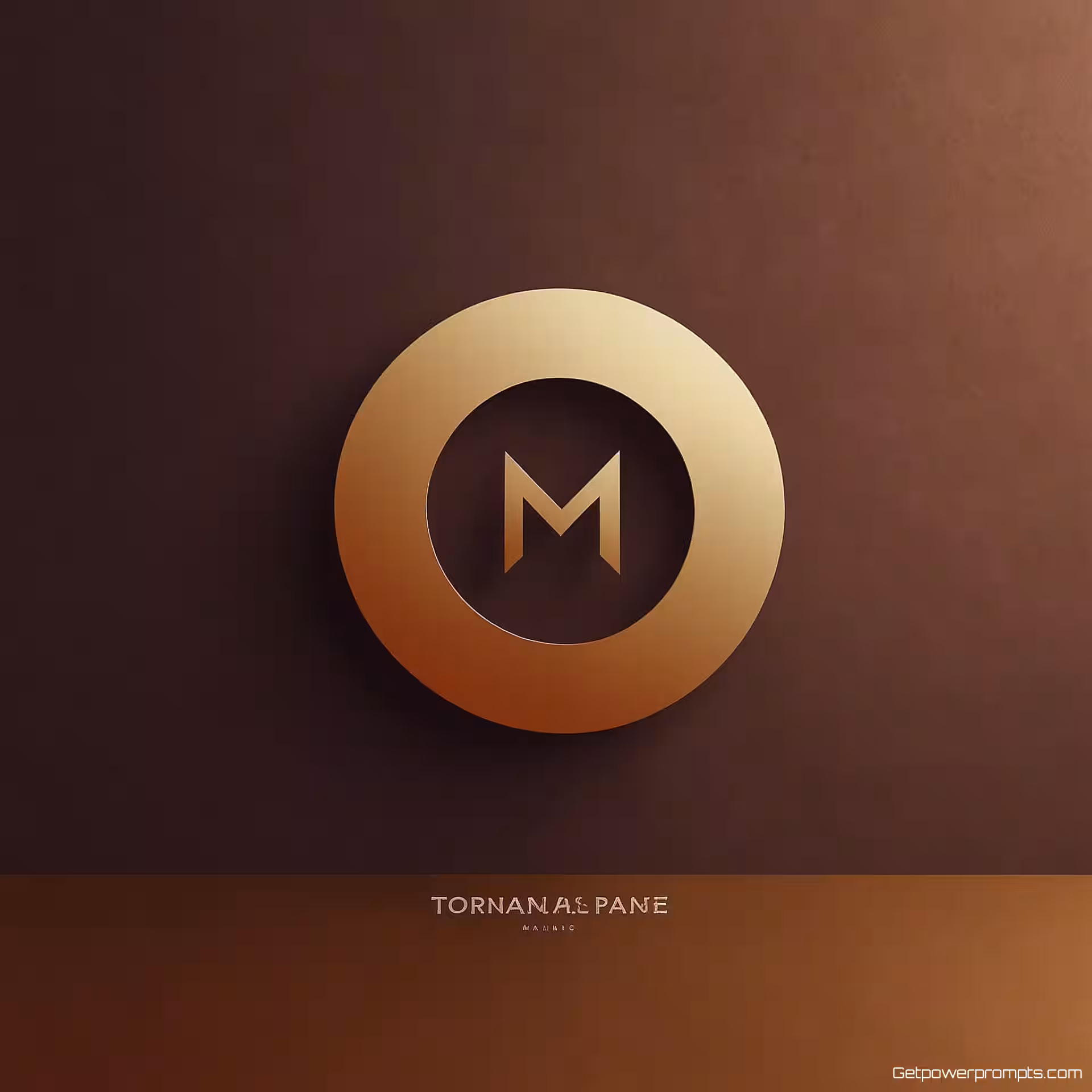 Bedrijfslogo, minimalistisch, verloop achtergrond, warme tinten, dramatische verlichting verlichting, professioneel sfeer, professionele brand identity, schone esthetiek, moderne visuele identiteit, vloeiende kleurovergangen, eigentijdse vormgeving