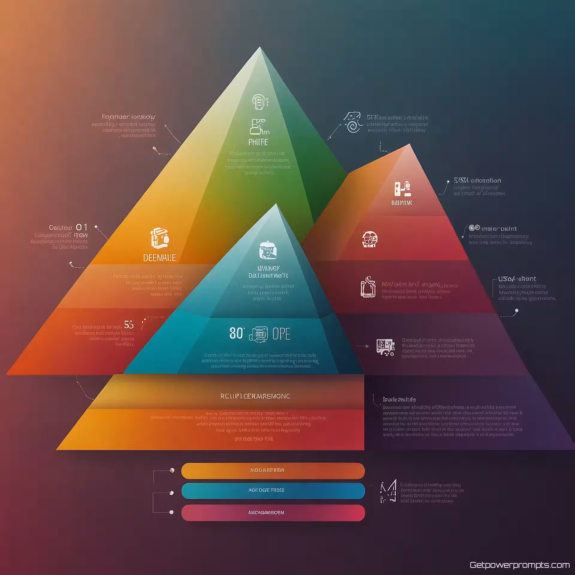 Productontwikkelingslevenscyclus, infographic ontwerp, schoon minimalistisch stijl, stap-voor-stap proces lay-out, kleurrijk verloop, schone typografie, data visualisatie, professionele presentatie, blauw verloop achtergrond