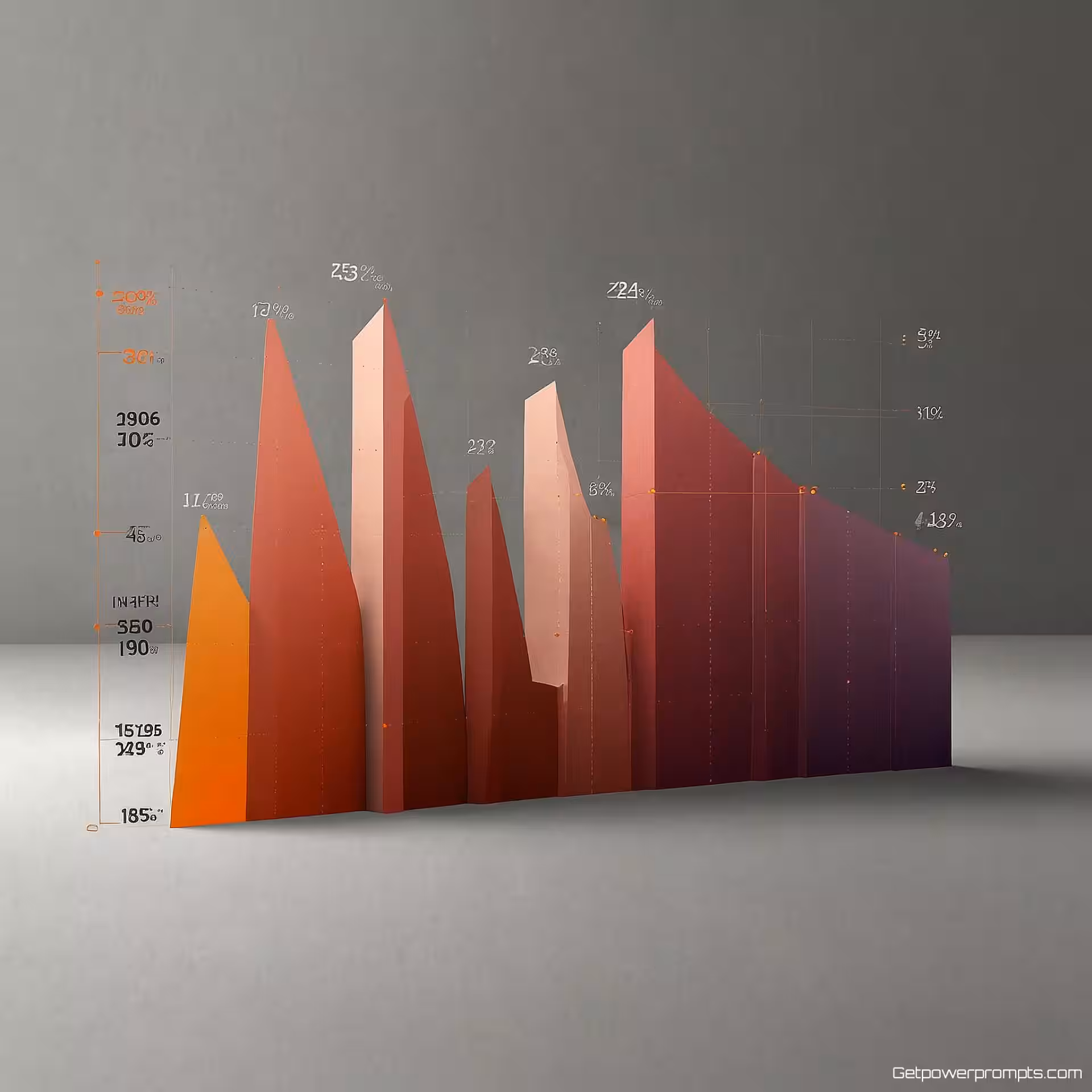 Lijngrafiek, modern, kleurblok achtergrond, {{verlichting}} verlichting, neutraal, professionele presentatiedia, schone datadiagrammen, moderne infographic elementen, scherpe focus, zakelijke esthetiek