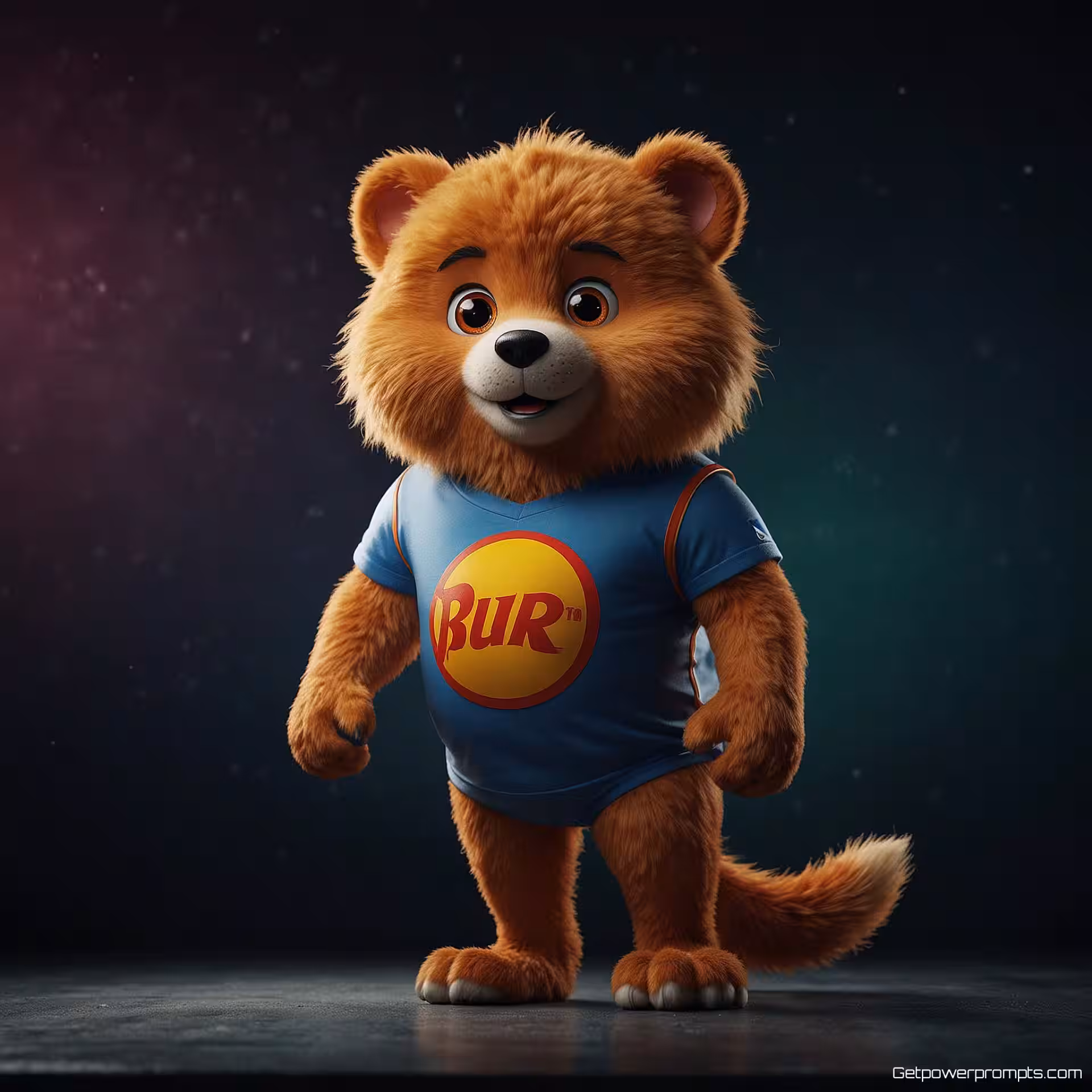 Merkmascotte, fotorealistisch, professioneel sfeer, natuurlijk achtergrond, natuurlijk licht verlichting, professionele branding, schone compositie, analoog