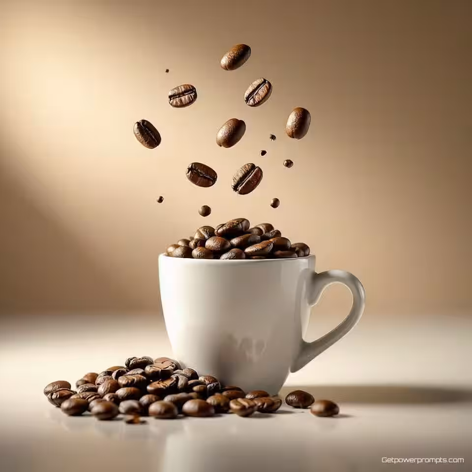 Ambachtelijke koffiebonen, digitale advertentiebanner, fotorealistisch, energiek sfeer, gecentreerd perspectief, zacht licht belichting, effen achtergrond achtergrond, professioneel marketingontwerp, conversiegericht ontwerp, duidelijke call-to-action ruimte, web-geoptimaliseerd formaat, commerciële aantrekkingskracht