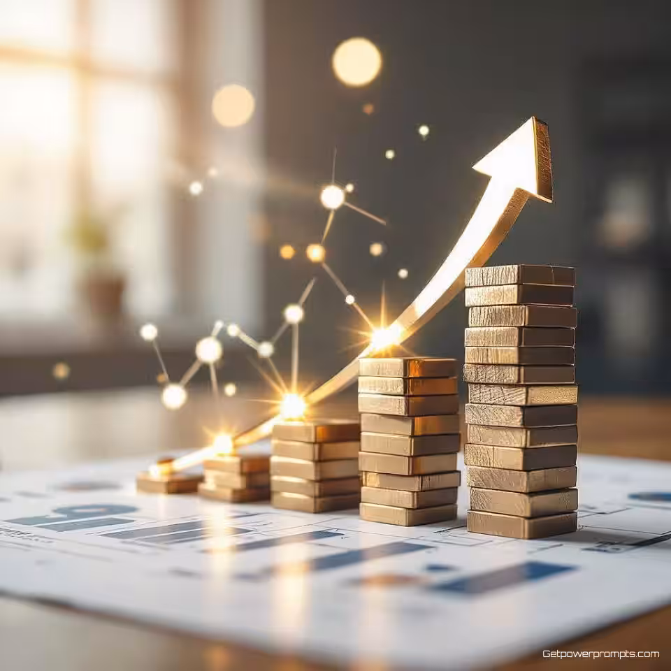 Bedrijfsgroei, fotorealistisch visuele metafoor, close-up perspectief, dramatische verlichting verlichting, inspirerend sfeer, effen kleur achtergrond, conceptuele representatie, symbolische beeldtaal, professionele presentatie visueel, abstract verhalen vertellen, moderne zakelijke communicatie