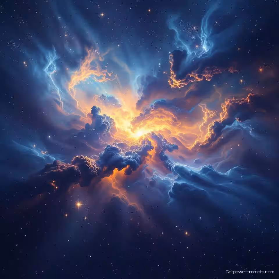 Nevelwolk, kosmische visualisatie, fotorealistisch, kosmische gloed verlichting, groothoek perspectief, diepblauw en paars, hemelse verschijnselen, astronomische gegevens, ruimteverkenning esthetiek, kosmische patronen, nevelformaties, interstellaire reisvisualisatie, gedetailleerde kosmische omgeving