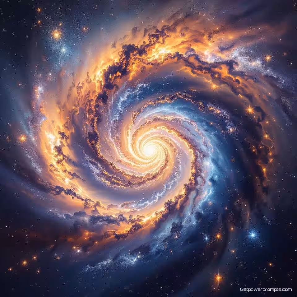 Spiraalstelsel, kosmische visualisatie, fotorealistisch, kosmische gloed verlichting, groothoek perspectief, diepblauw en paars, hemelse verschijnselen, astronomische gegevens, ruimteverkenning esthetiek, kosmische patronen, nevelformaties, interstellaire reisvisualisatie, gedetailleerde kosmische omgeving