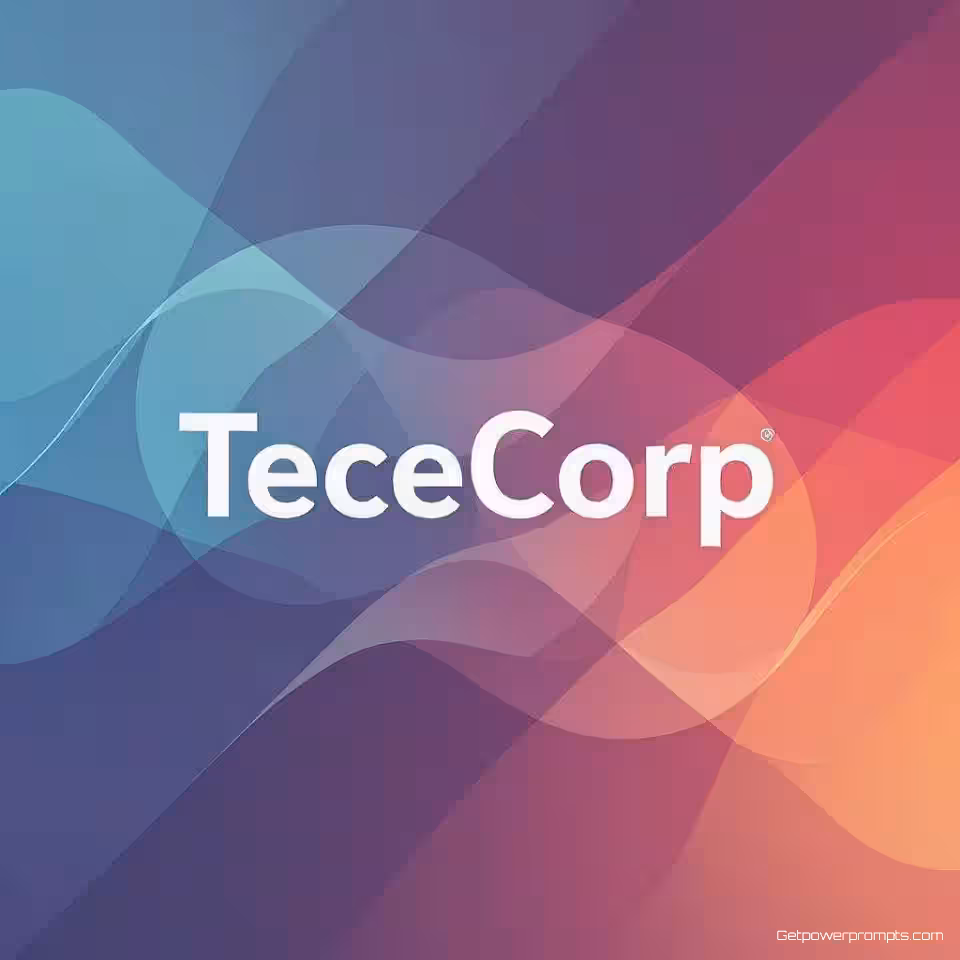 TechCorp Facebook cover, minimalistisch, professioneel sfeer, abstracte gradiënt achtergrond, zacht verlichting, moderne compositie, geometrische patronen, merkaccenten in kleur, geoptimaliseerde lay-out voor sociale media, professionele esthetiek