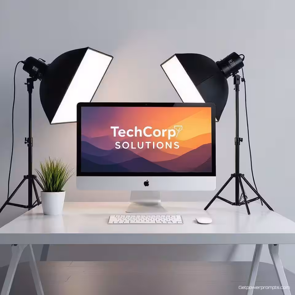 TechCorp Solutions Facebook cover, minimalistisch, professioneel sfeer, gradiënt achtergrond, studiobelichting verlichting, corporate branding, professionele compositie, schone typografie-integratie, sociaal media geoptimaliseerde lay-out, moderne zakelijke esthetiek