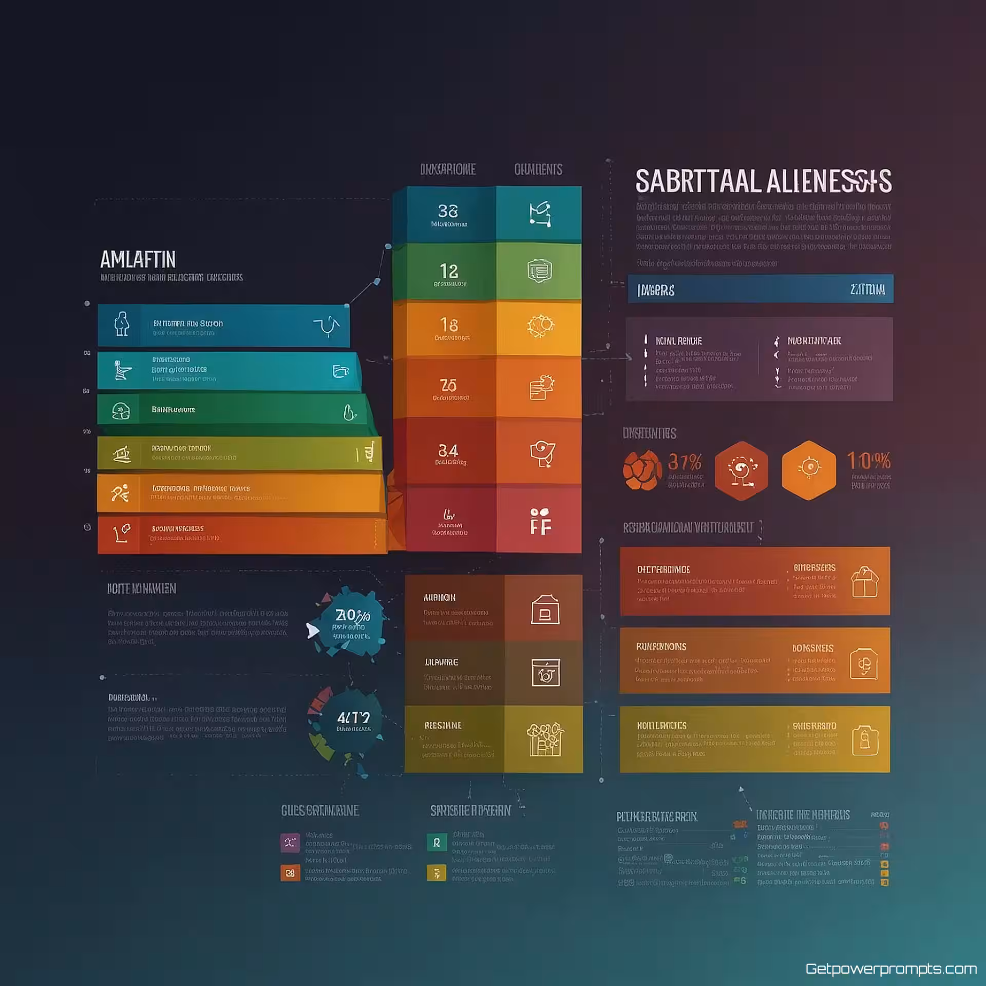 Duurzaam ondernemen, corporate infographic, professioneel sfeer, gradiënt achtergrond, zacht licht belichting, professionele LinkedIn-post, thought leadership visual, symmetrische opstelling perspectief, conceptueel zakelijk inzicht, moderne zakelijke esthetiek