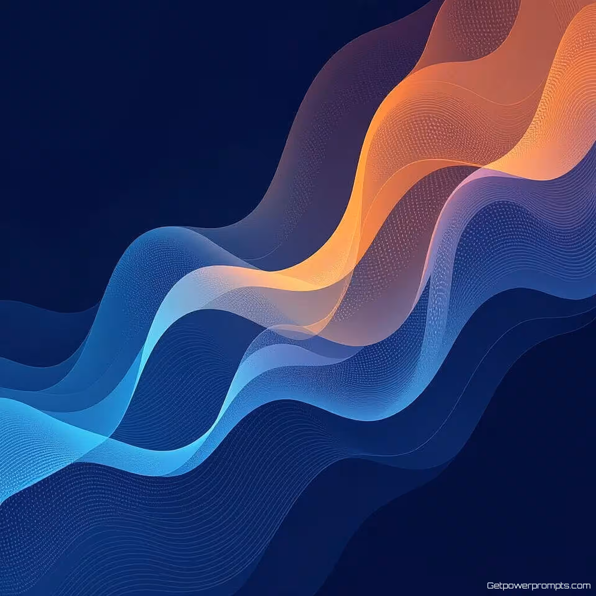 Leiderschapsontwikkeling, digitale kunst, inspirerend sfeer, effen kleur achtergrond, blauwe tinten, abstracte visualisatie van zakelijke groei, professionele LinkedIn header, moderne zakelijke esthetiek, schone compositie, vloeiende organische patronen, thema van opwaartse beweging, subtiele gradiëntovergangen