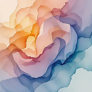 Vloeiend abstract aquarel aquarel achtergrond, minimalistisch, warme pasteltinten, getextureerd papier effect achtergrond, zacht natuurlijk licht verlichting, rustgevende sfeer sfeer, brede panoramische compositie, X header afmetingen, artistieke aquarel esthetiek, vloeiende penseelstreken, organische texturen, subtiele kleurmenging