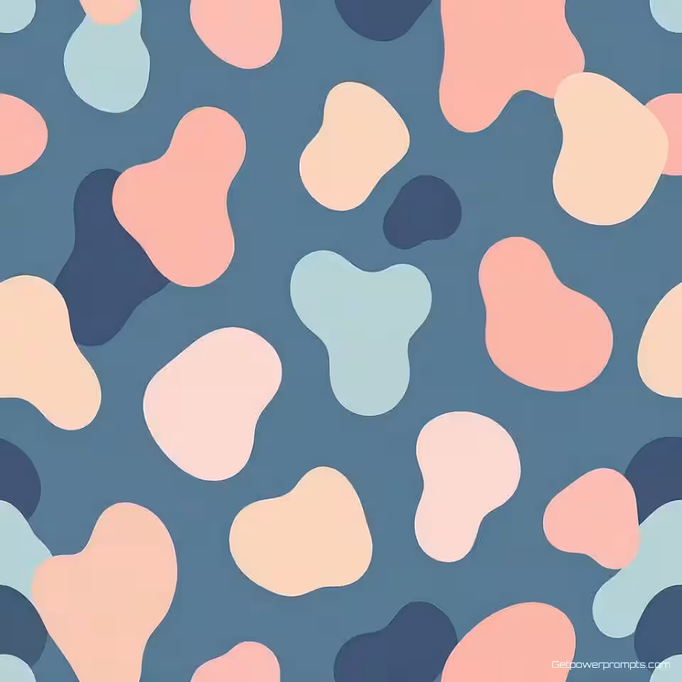 Organische vormen, minimalistisch achtergrondontwerp, pasteltinten, social media carrousel achtergrond, gecentreerd lay-out, naadloos patroon, rustgevend sfeer, professioneel grafisch ontwerp, schone esthetiek, veelzijdig achtergrond element, subtiele textuur, moderne social media inhoud