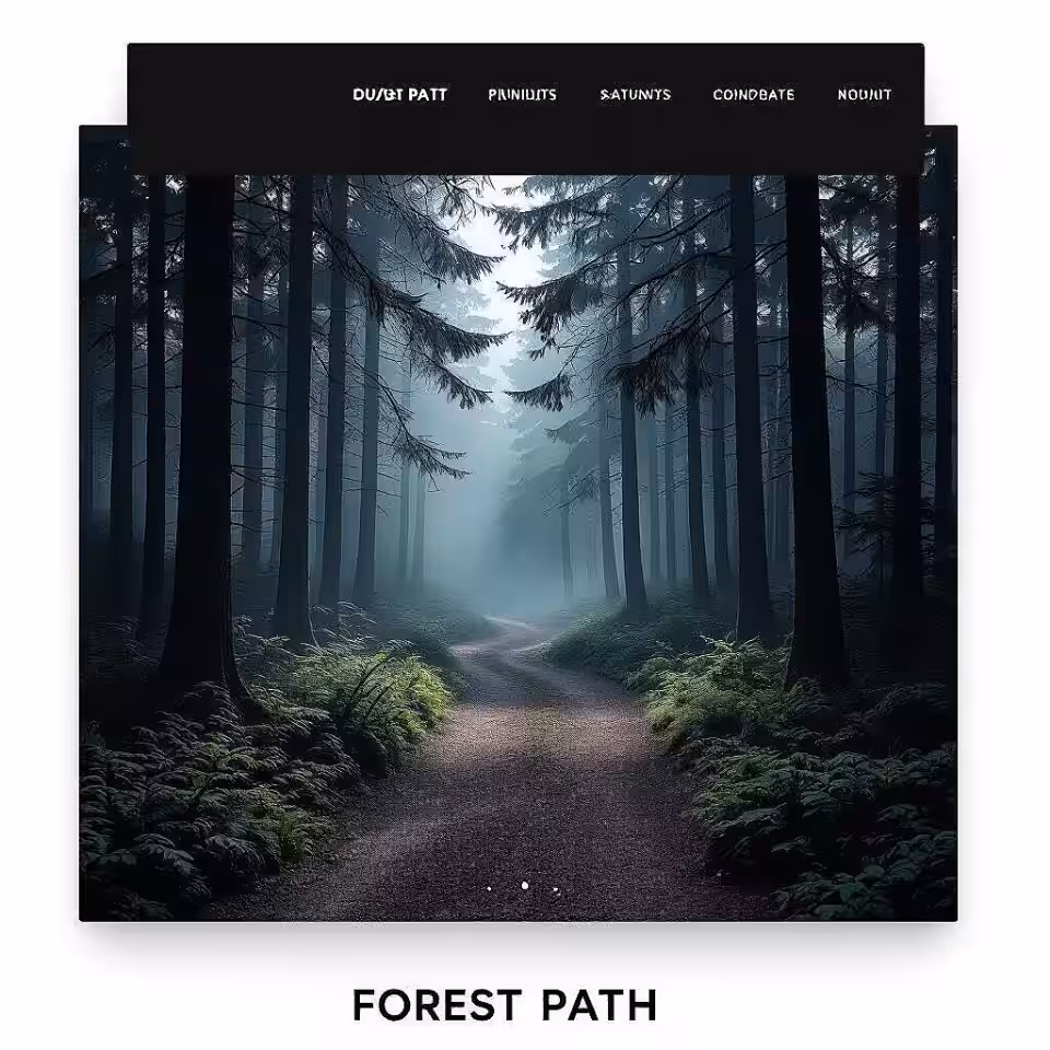 Bosweg bij zonsopgang, fotorealistisch, dramatisch sfeer, donkere studio achtergrond, zijlicht verlichting, cinematische compositie, blogkoptekst ontwerp, dramatische schaduwen, professionele presentatie, visuele vertelling, atmosferische diepte