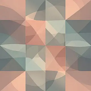 Zwevende panelen glas morfisme patroon, pasteltinten kleurenpalet, doorschijnende glaseffecten, zacht omgevingslicht, moderne webachtergrond, naadloos herhalend ontwerp, subtiele dieptelagen, mat glas textuur, professionele digitale kunst, abstracte geometrische vormen