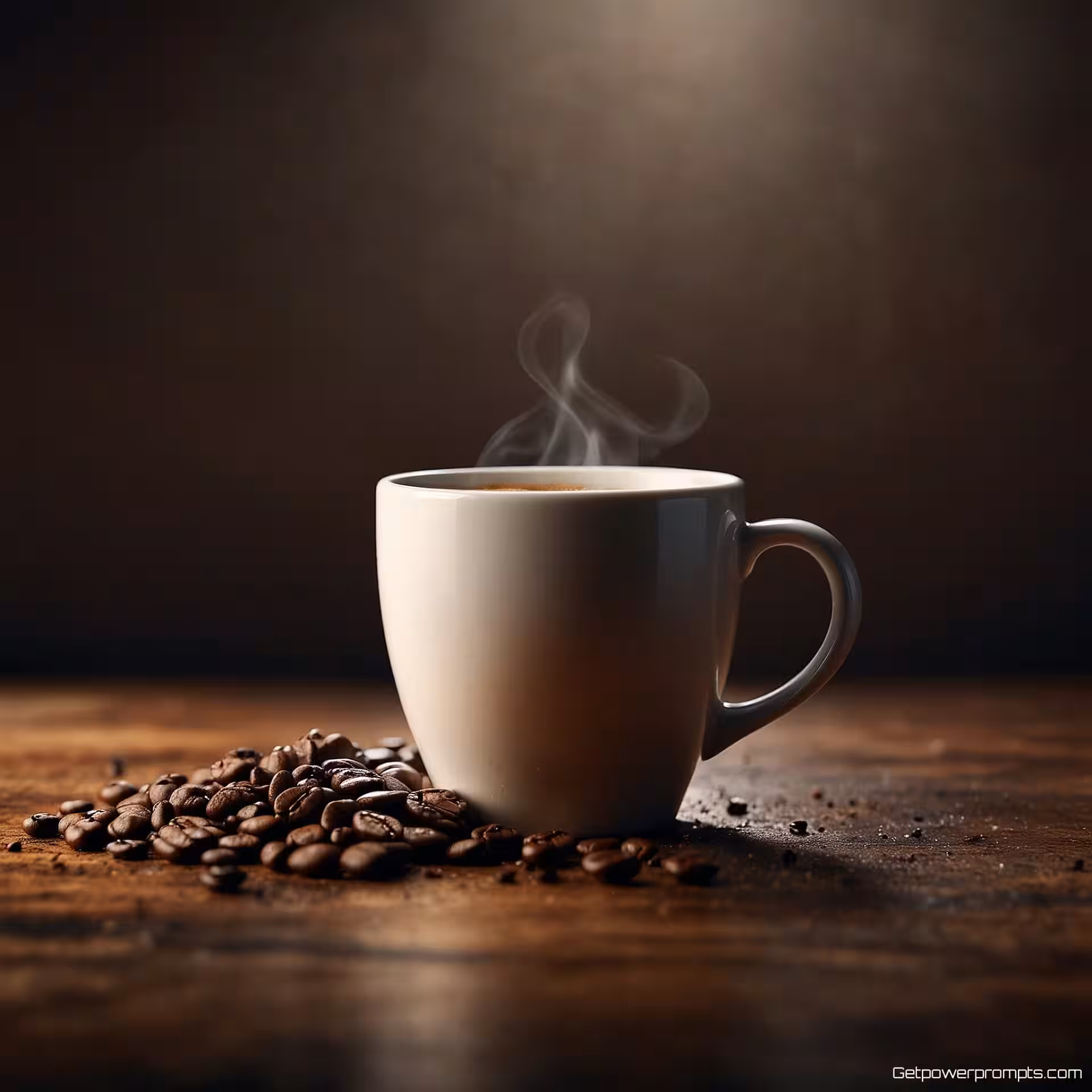 Ambachtelijk koffiekopje, digitale illustratie, professioneel sfeer, natuurlijke achtergrond achtergrond, zachte belichting belichting, vogelperspectief perspectief, professionele landingspagina esthetiek, scherpe focus, commerciële kwaliteit