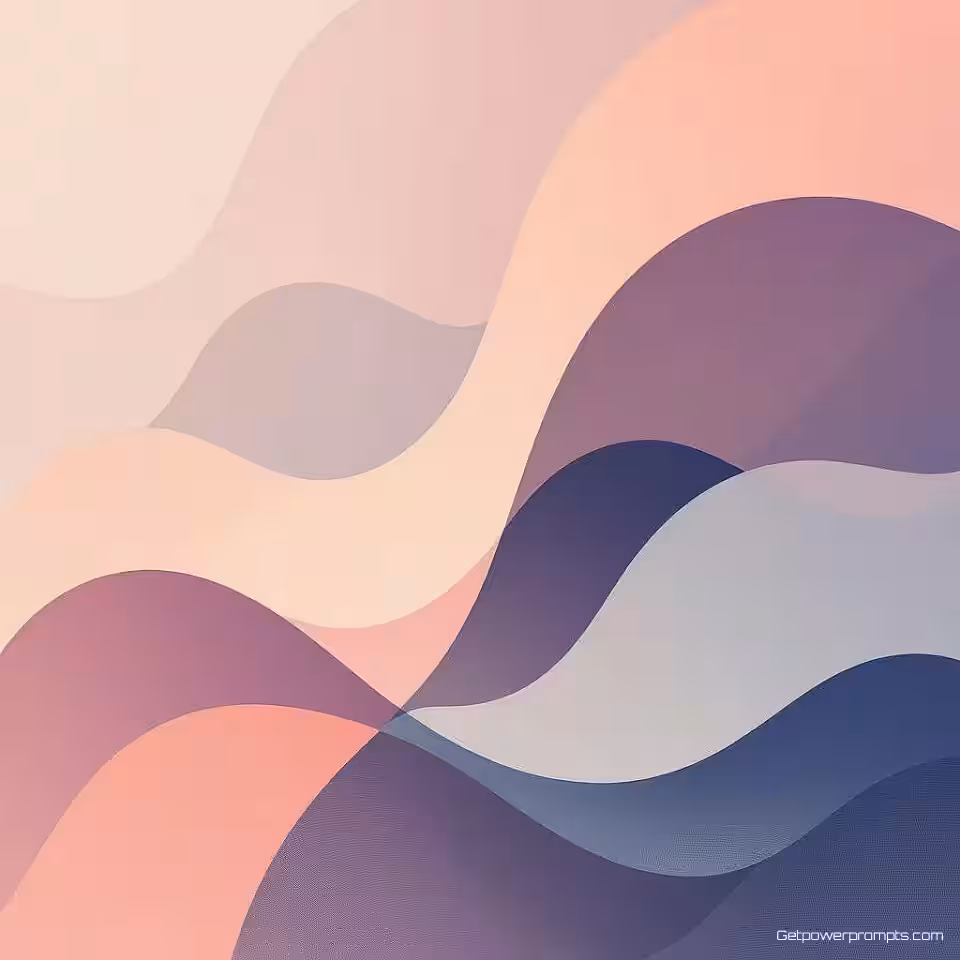 Abstracte geometrische vormen, digitale illustratie, serieus sfeer, gradiënt achtergrond, zacht diffuus licht belichting, minimalistische esthetiek, schone compositie, professionele landingspagina hero, scherpe focus, commerciële kwaliteit