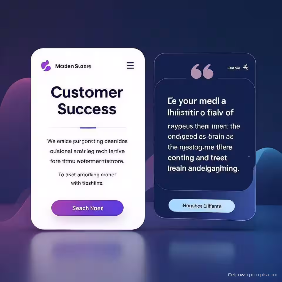 Klant succesverhaal, moderne illustratie, verloop achtergrond achtergrond, merk kleuren, zacht licht belichting, social media carrouselformaat, getuigenis citaat overlay, merkelementen, moderne typografie, veegindicator, professionele lay-out, engagement-gericht ontwerp, mobiel-geoptimaliseerde compositie, deelbare inhoud, visuele storytelling