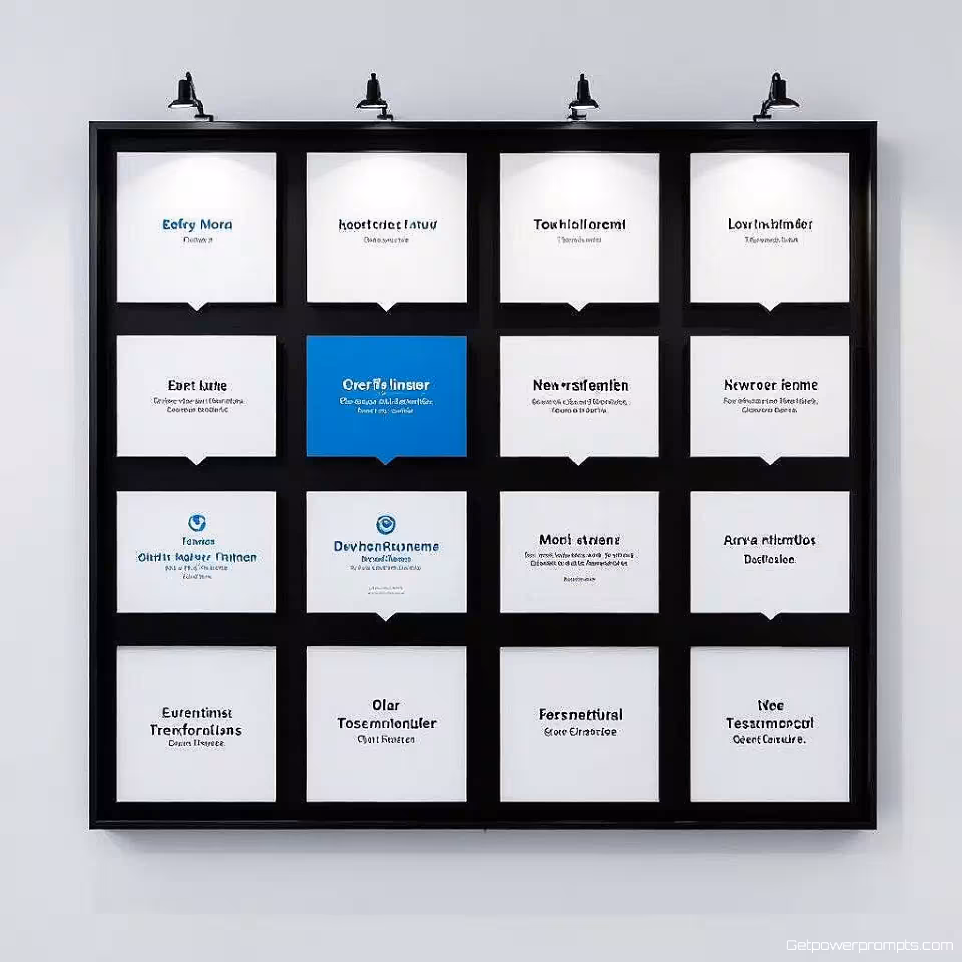 Schone raster lay-out, fotorealistisch, kantoor wand achtergrond achtergrond, zacht daglicht verlichting, professionele sfeer sfeer, meerdere testimonial kaarten opstelling, galerij wand compositie, professionele lay-out, merk integratie, elegante afstand, visuele hiërarchie, zakelijke erkenning weergave, authentieke testimonial showcase, professionele fotografie