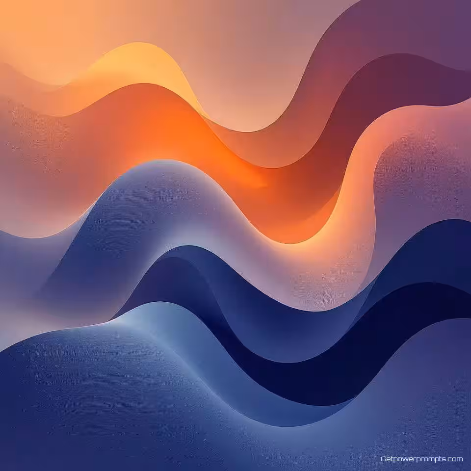 Organische vormen, minimalistisch, gradiënt achtergrond, warme tonen, zacht licht verlichting, subtiele diepte, modern webdesign, schoon esthetisch, professioneel, naadloze integratie