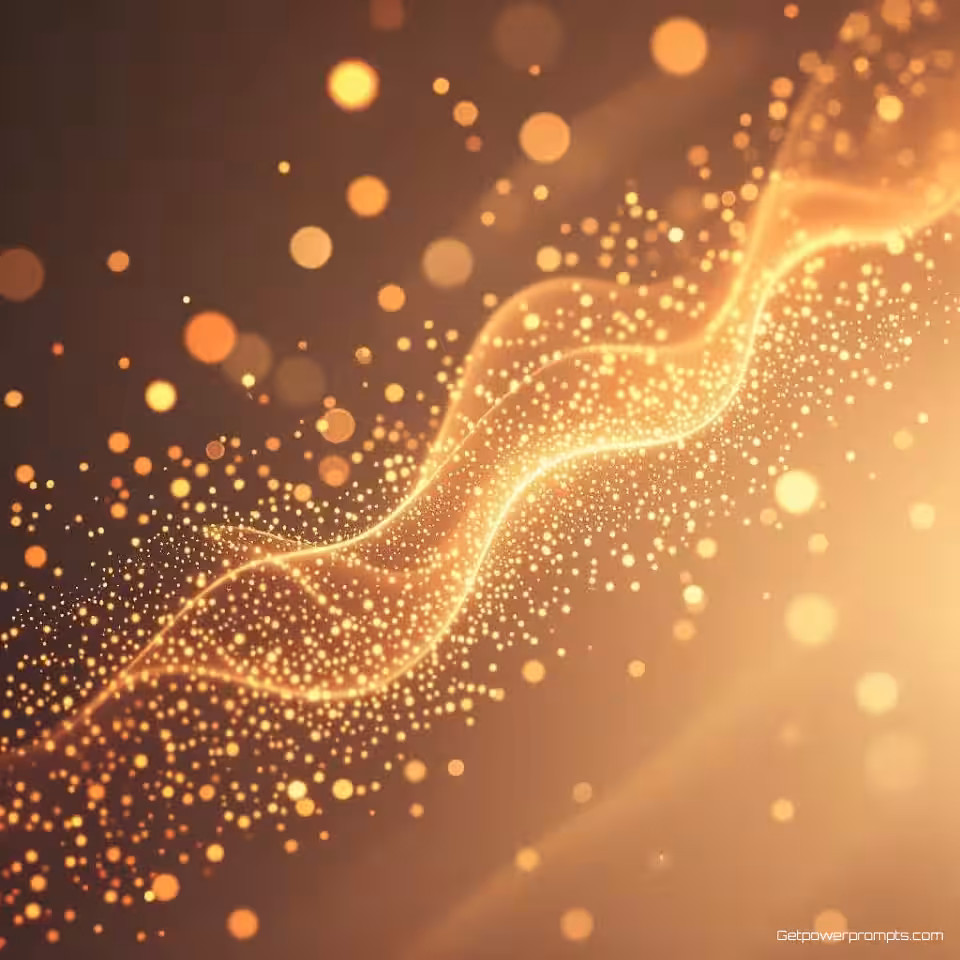 Organische deeltjes, digitale kunst, kleurverloop achtergrond, warme tinten, dynamisch deeltjessysteem, zwevende bewegingssporen, subtiele gloeieffecten, website achtergrond animatie, modern webdesign, etherische sfeer, vloeiende kleurverlopen, professionele esthetiek