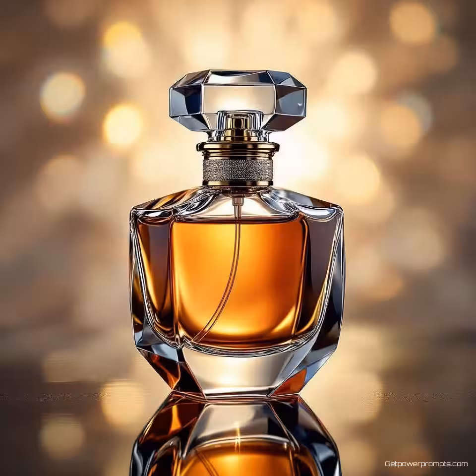 Elegante parfumfles, creatieve glasfotografie, kristallen glas vervormingseffecten, studiobelichting verlichting, close-up perspectief, minimalistisch, professionele productpresentatie, brekende lichtpatronen, scherpe focus, artistieke commerciële esthetiek, glastextuurdetails