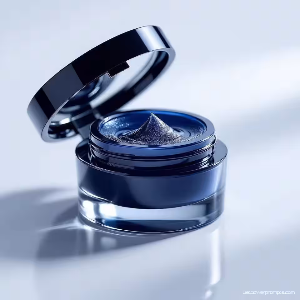 Premium huidverzorgingsproduct, product detailfotografie, close-up perspectief, studiobelichting belichting, witte achtergrond achtergrond, brochure lay-out, professionele presentatie, scherpe focus, commerciële aantrekkingskracht, redactionele esthetiek