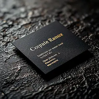 Zakelijk visitekaartje, cinematografische fotografie, dramatisch sfeer, dramatische studiobelichting verlichting, donkere studio achtergrond achtergrond, dramatische compositie, professionele zakelijke esthetiek, ondiepe scherptediepte, artistiek verhaalvertellen