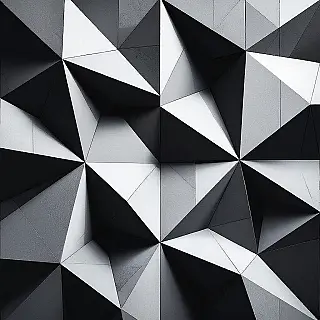 Geometrische patronen, abstracte kunstfotografie, minimalistisch, close-up perspectief, dramatisch belichting, dromerig sfeer, redactionele tijdschrift esthetiek, monochroom, geometrische vormen, experimentele compositie, artistieke interpretatie, tijdschrift kunstwerk