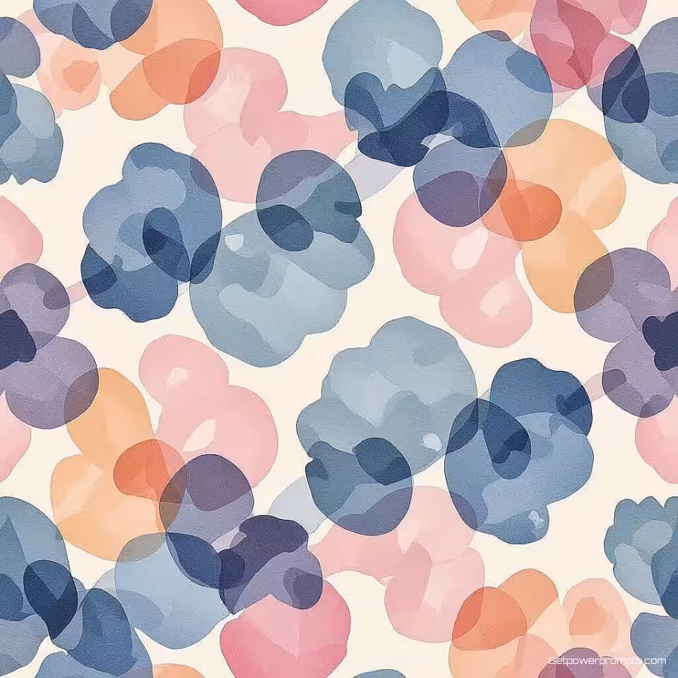 Geometrisch, digitale aquarel textuur, modern ontwerp, pastel tinten kleurenschema, naadloos herhalend patroon, wit achtergrond, vloeiende penseelstreken, organische kleurmenging, artistieke aquarel effecten, hoogwaardige digitale kunst, schilderachtige textuur