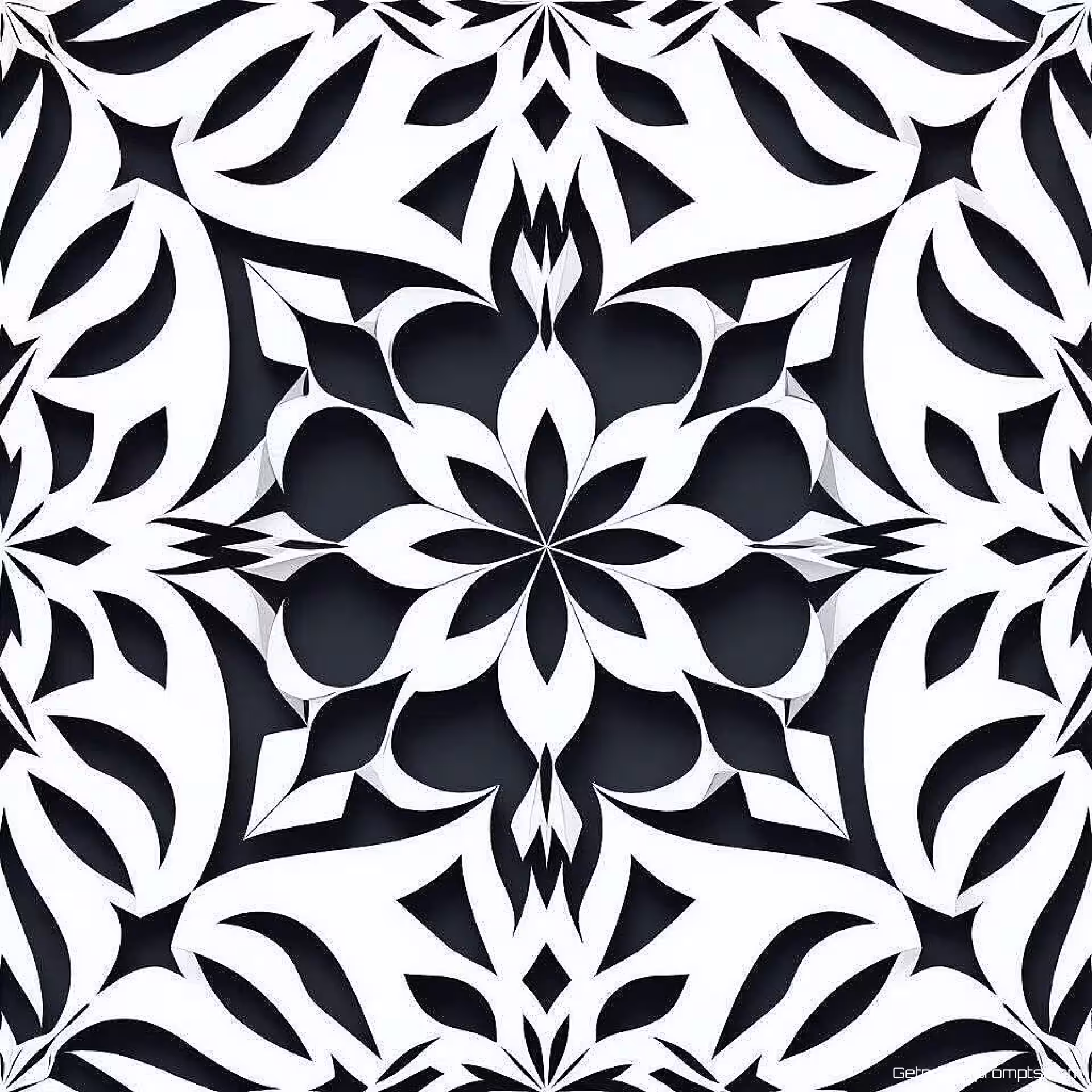 Geometrisch, minimalistisch papier snij textuur, monochroom kleurenschema, ondiep dimensionale lagen, naadloos herhalend patroon, effen achtergrond, ingewikkelde papier silhouetten, schaduwspel effecten, hoge resolutie digitale kunst, tactiele papier ambacht esthetiek, precies laser-gesneden uiterlijk