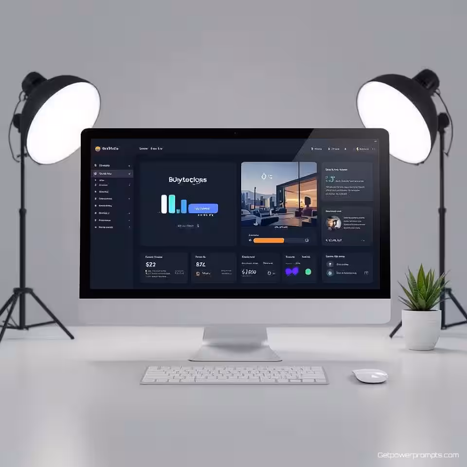 Dashboard interface, minimalistisch ontwerp, schone studio achtergrond achtergrond, zacht daglicht verlichting, merk kleuren kleurenschema, frontaal perspectief perspectief, digitale merktoepassing, gebruikersinterface mockup, samenhangend ontwerpsysteem, professionele branding esthetiek, moderne interface-elementen, merkconsistentie over platforms, schone digitale presentatie, realistische schermweergave