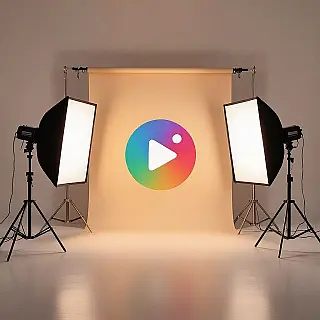 Bedrijfslogo, social media story visual, minimalistisch, kleurverloop achtergrond, zacht licht verlichting, close-up perspectief, pastel kleuren kleurenschema, verticaal formaat geoptimaliseerd, mobiel-eerst ontwerp, boeiende story-inhoud, moderne social media esthetiek, merkverhaalelement, aandachtstrekkende visual, platformspecifiek ontwerp, deelbaar contentformaat