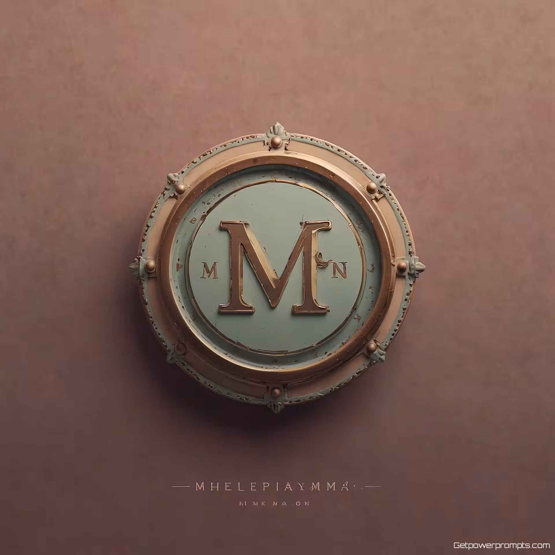 MN, vintage, effen kleur achtergrond, natuurlijk licht verlichting, pastelkleuren, gecentreerde compositie, elegante typografie, professionele branding