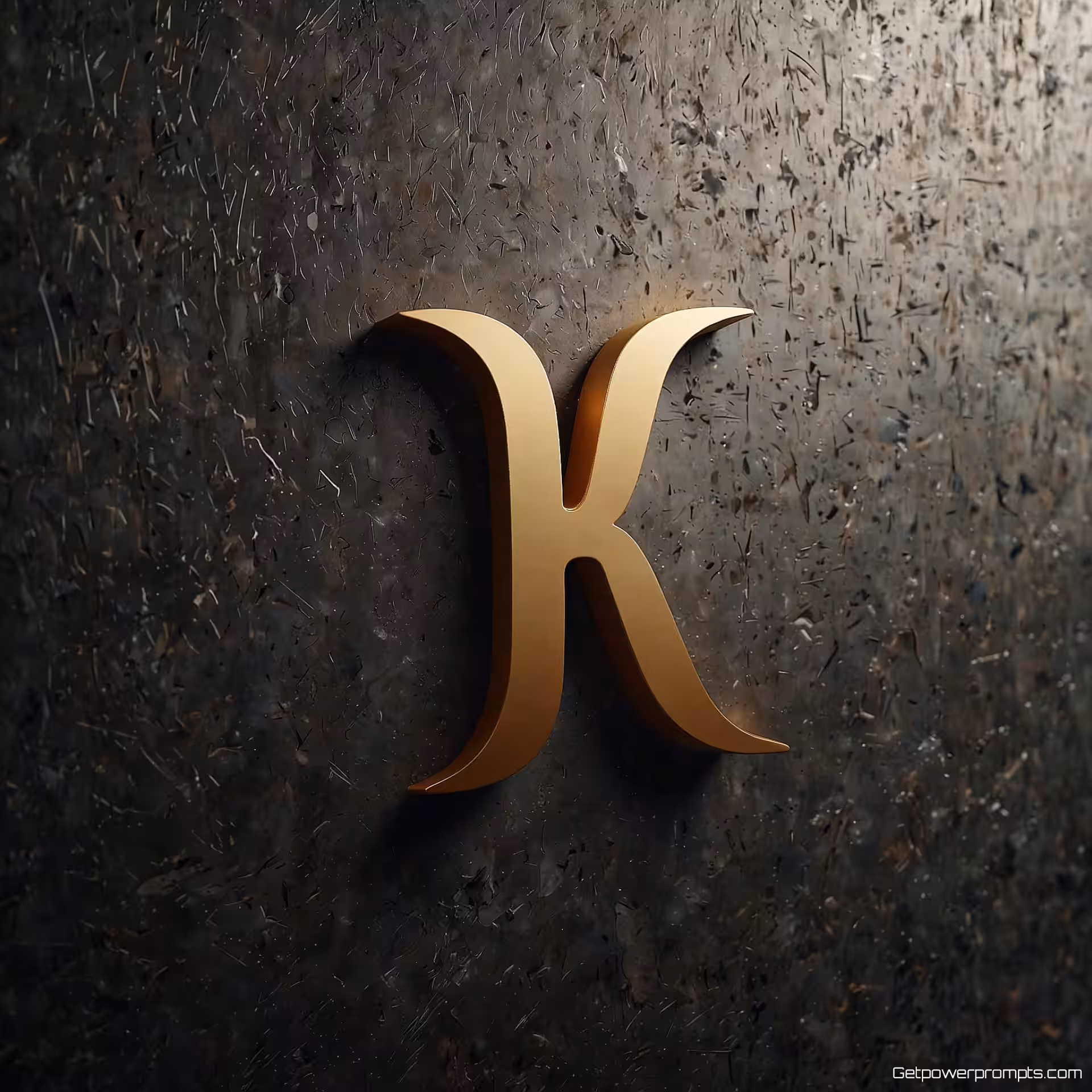 Merkinitiaal, 3D rendering, natuurlijke textuur achtergrond, zacht omgevingslicht verlichting, bovenaanzicht perspectief, professionele branding, scherpe focus, schone esthetiek