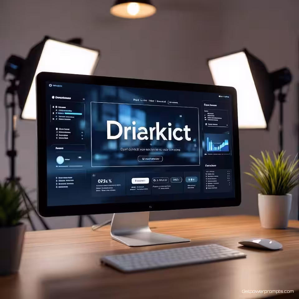 Digitaal product scherm, fotorealistisch mockup, studio achtergrond, studio verlichting verlichting, close-up perspectief, professioneel atmosfeer, professionele branding toepassing, realistische digitale interface, visuele identiteit integratie, moderne design presentatie