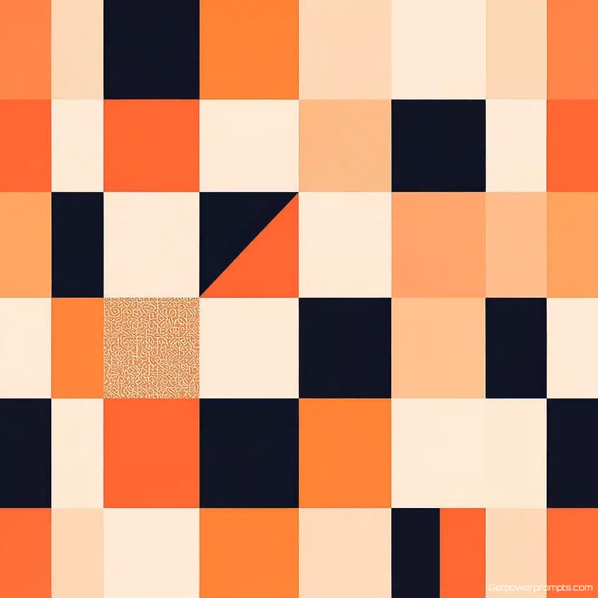 Abstracte elementen, minimalistisch digitaal patroon, effen kleur achtergrond, warme tinten, centraal lay-out, professioneel atmosfeer, naadloze herhaling, geometrische precisie, digitale branding, veelzijdige achtergrond, moderne esthetiek, subtiele brandingelementen