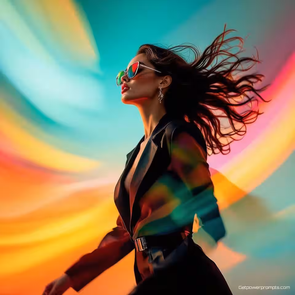 Modemodel in beweging, redactioneel fotografie, energiek stemming, dynamische hoek compositie, natuurlijk licht belichting, aards palet, redactionele campagne esthetiek, dynamische beweging, professionele marketing visual