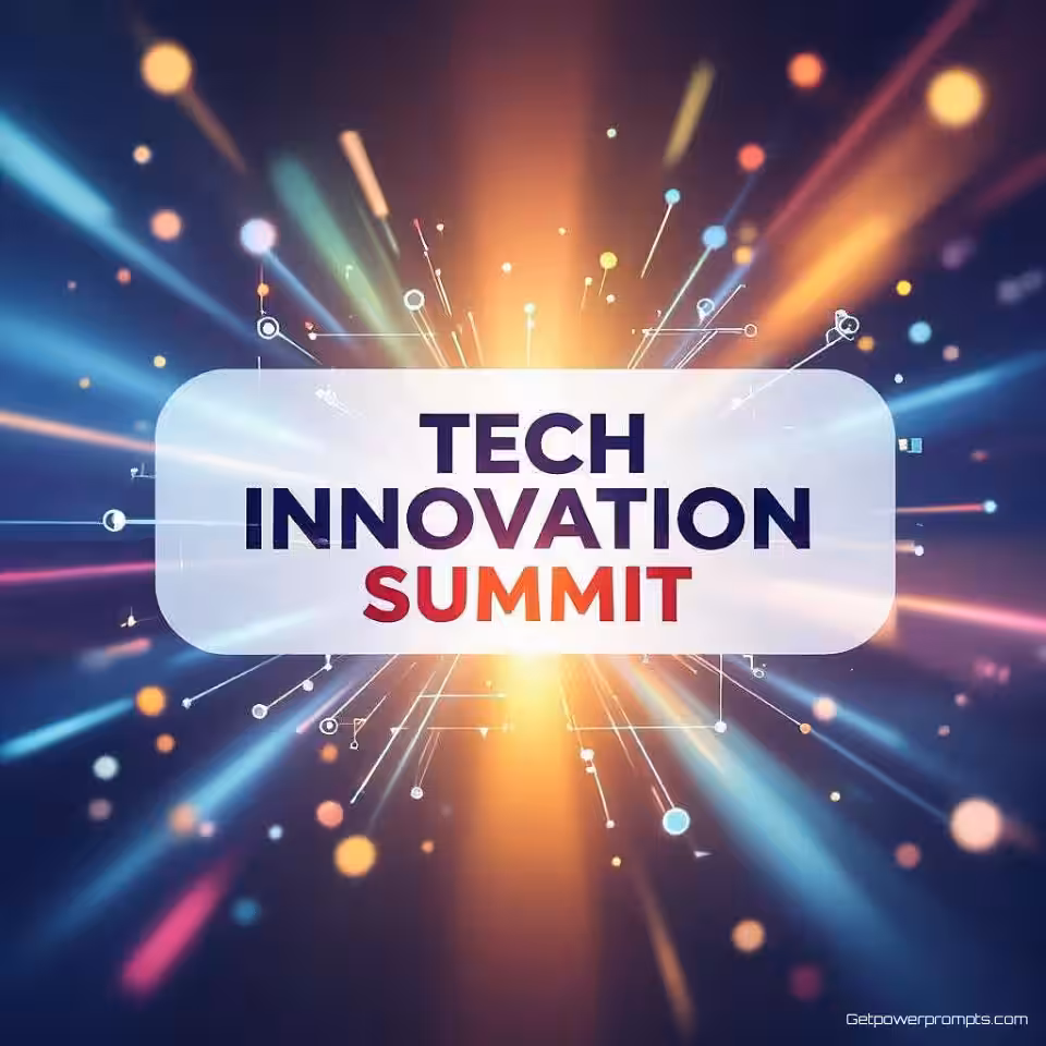 Tech Innovatie Top promotiebanner, moderne grafische vormgeving ontwerp, energiek sfeer, verloop achtergrond achtergrond, dramatische verlichting verlichting, levendig kleurenschema kleurenschema, dynamische compositie, professionele marketing esthetiek, opvallende typografie, levendige promotie aantrekkingskracht