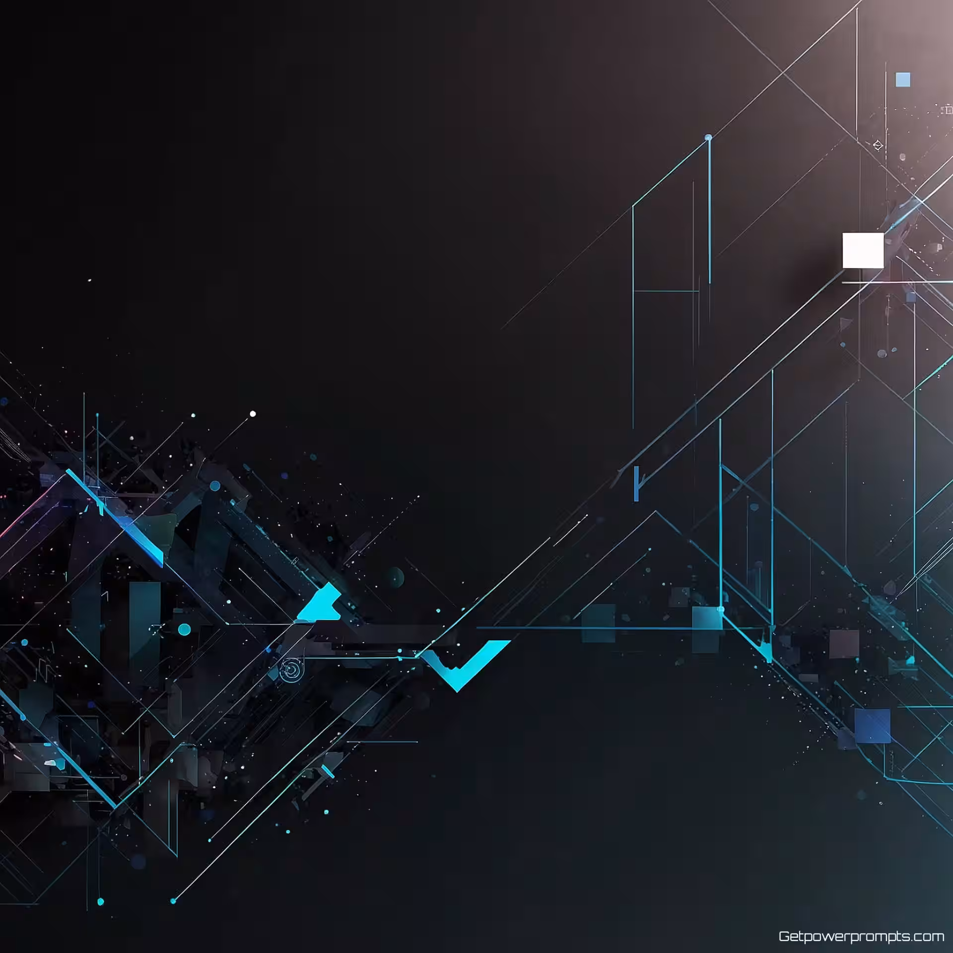 Technologie conferentie, geometrisch abstract, monochroom kleurenschema, effen kleur achtergrond, zacht verlichting, abstracte geometrische patronen, moderne evenement banner, dynamische visuele elementen, professioneel design esthetiek, schone typografie ruimte