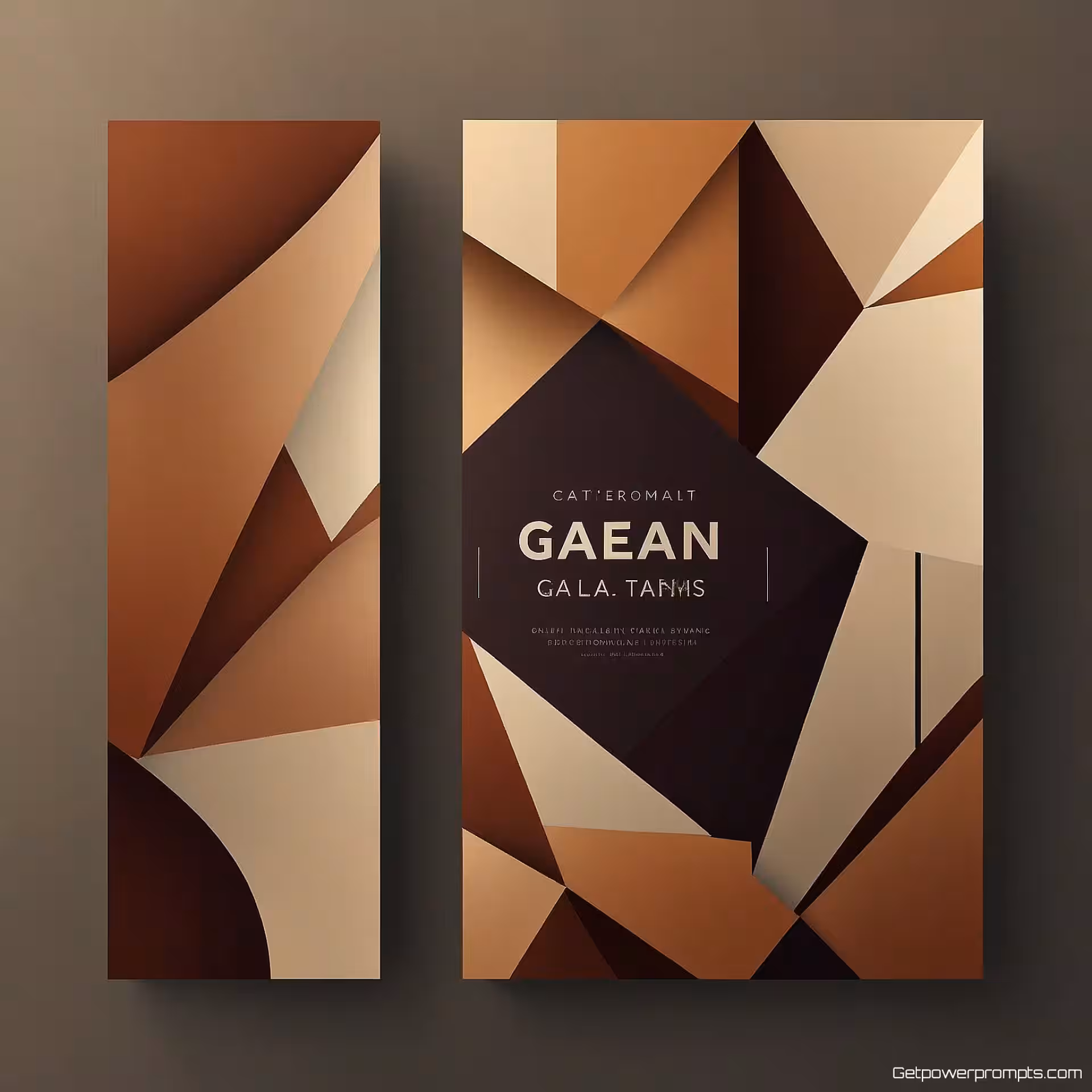 Bedrijfsgala, minimalistisch, warme tinten kleurenschema, effen kleur achtergrond, zacht verlichting, abstracte geometrische patronen, moderne evenement banner, dynamische visuele elementen, professioneel design esthetiek, schone typografie ruimte