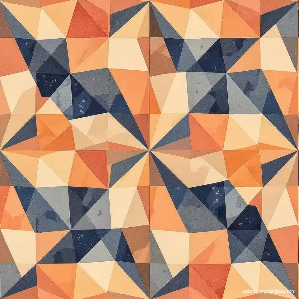 Geometrisch patroon achtergrondpatroon, aquarel stijl, warm kleurenpalet, energieke sfeer sfeer, naadloos herhaalbaar ontwerp, marketing visueel element, abstracte compositie, veelzijdige achtergrondtextuur