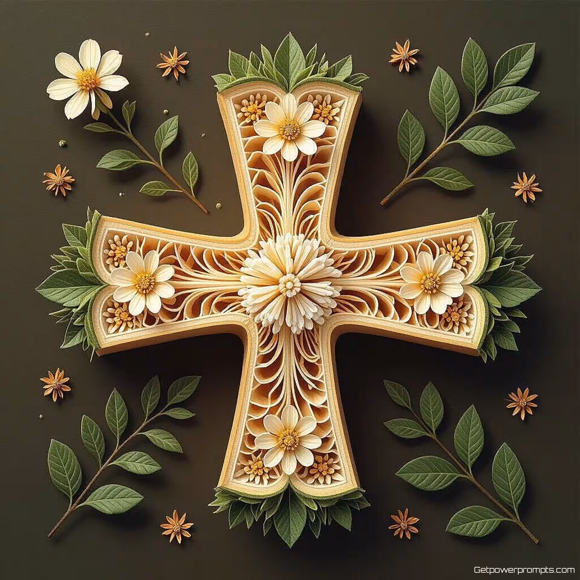 Bloemdoorsnede, technische illustratie, wetenschappelijk en duidelijk sfeer, natuurlijke bruinen en groenen, redactionele natuurillustratie, gedetailleerde botanische elementen, educatieve diagramstijl, klaar voor tijdschriftindeling, professioneel kunstwerk, natuurwetenschappelijke nauwkeurigheid, publicatiekwaliteit, schone compositie