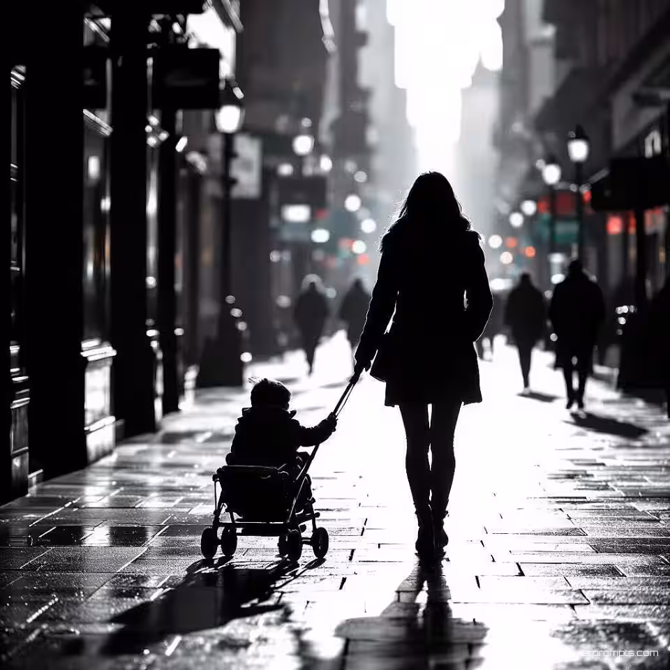 Dagelijks leven moment, zwart-wit fotografie, dramatisch sfeer, close-up perspectief, dramatische zijbelichting belichting, redactioneel verhalen vertellen, hoog contrast, dramatische schaduwen, professionele magazine feature, tijdloze esthetiek, emotionele diepte, authentiek moment, ondiepe scherptediepte, monochrome compositie, redactionele kwaliteit, visueel verhaal