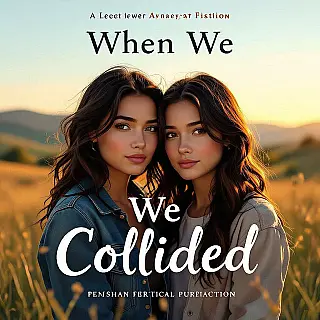 When We Collided, digitale illustratie young adult fictie ebook omslag, natuurlijk landschap achtergrond, dramatische verlichting verlichting, dromerig sfeer, coming-of-age esthetiek, emotioneel verhaal, karaktergedreven ontwerp, subtiele symboliek, hedendaagse typografie, professionele publicatiestijl, authentieke jeugdrepresentatie