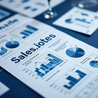 Kwartaalverkoopgegevens, schone minimalistische illustratie, professioneel zakelijk sfeer, conceptuele datavisualisatie, redactionele infographic, schone witte achtergrond achtergrond, zakelijke blauwtinten palet, zacht diffuus licht verlichting, professionele whitepaper esthetiek, schone informatiehiërarchie, abstracte datarepresentatie, scherpe details, modern redactioneel ontwerp