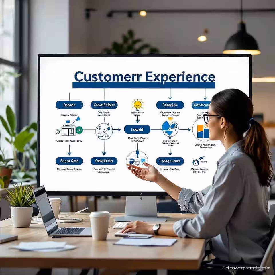 Klantervaringmapping, schone infographicstijl, professionele atmosfeer sfeer, processtroomvisualisatie, schone witte achtergrond achtergrond, zacht diffuus licht verlichting, stapsgewijze infographic, redactioneel procesmapping, professionele workflowillustratie