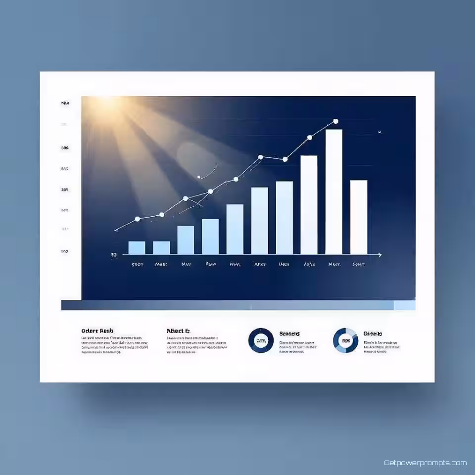 Staafdiagram, flat design, gradiënt achtergrond, studio verlichting verlichting, pastel, moderne dia-ontwerp, schone typografie, professionele presentatie, data-gerichte compositie, corporate esthetiek
