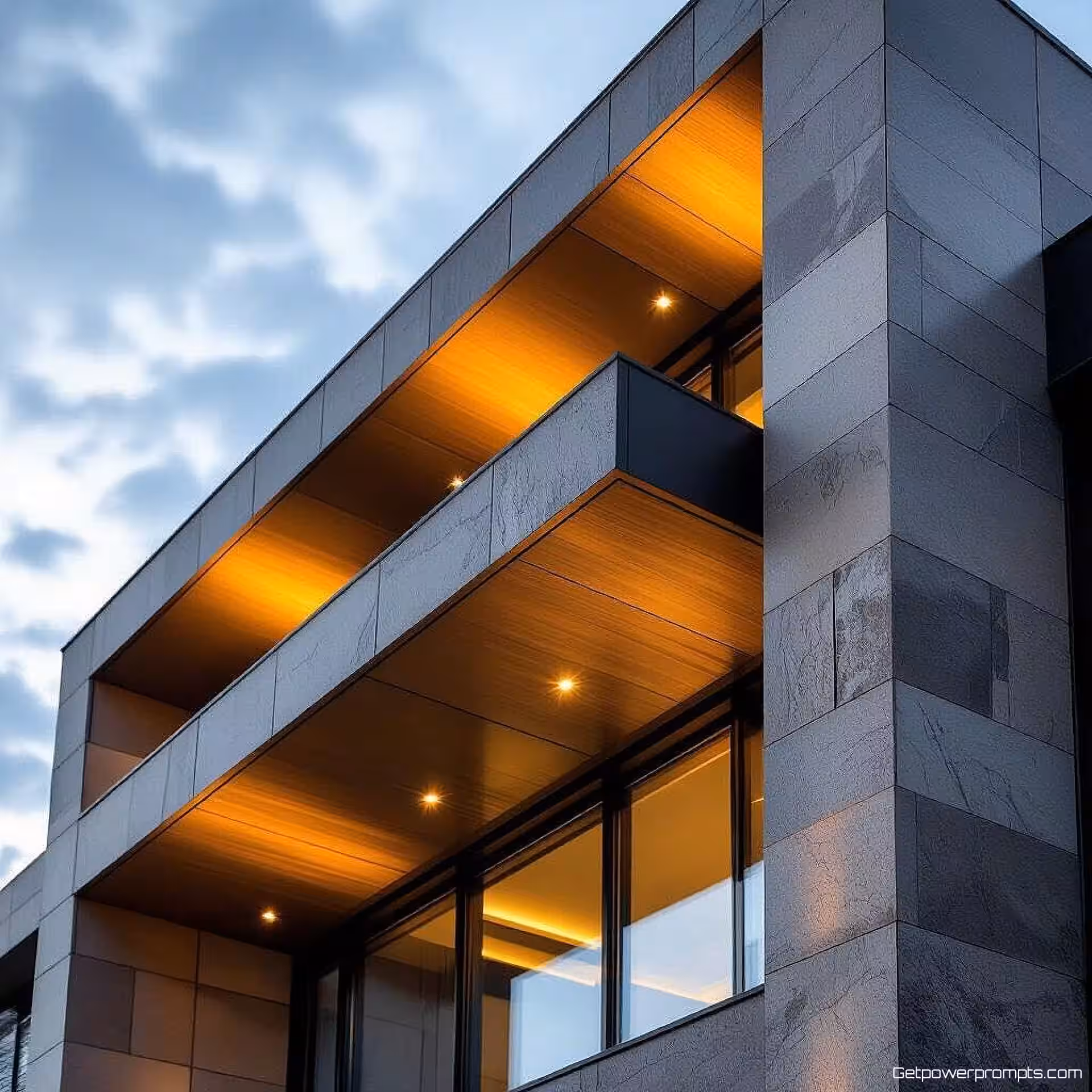 Moderne gebouwgevel detail, architectuur detail fotografie, fotorealistisch, dramatische zijbelichting belichting, close-up compositie perspectief, dramatische sfeer atmosfeer, aards kleurenpalet, professionele architectuur fotografie, gedetailleerde texturen, structurele elementen, artistieke compositie, gebouwkenmerken, precieze kadrering, materiaaloppervlakken